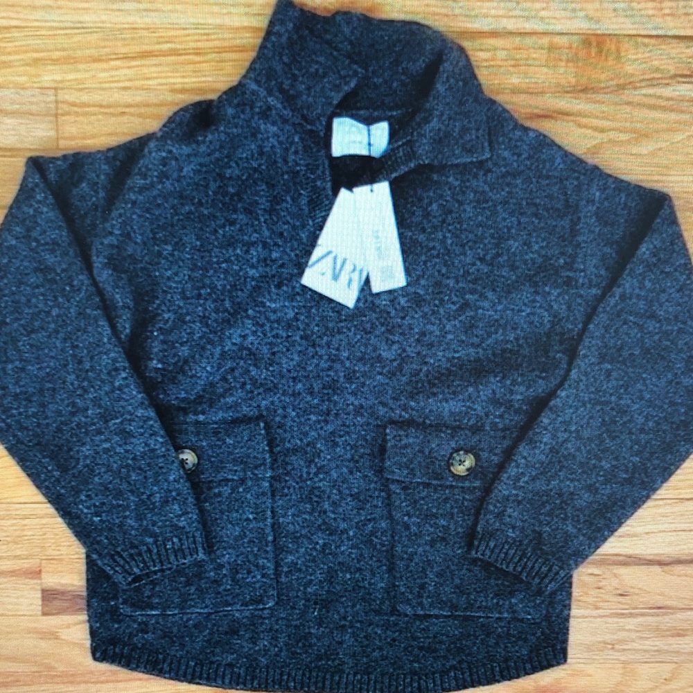 Zara Kids Charcoal Sweater